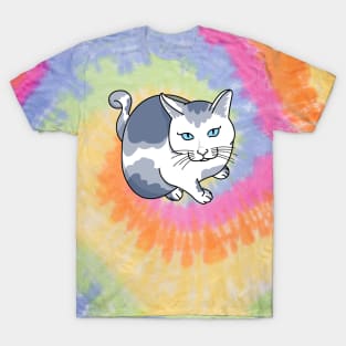 Chubby cat is watching you T-Shirt